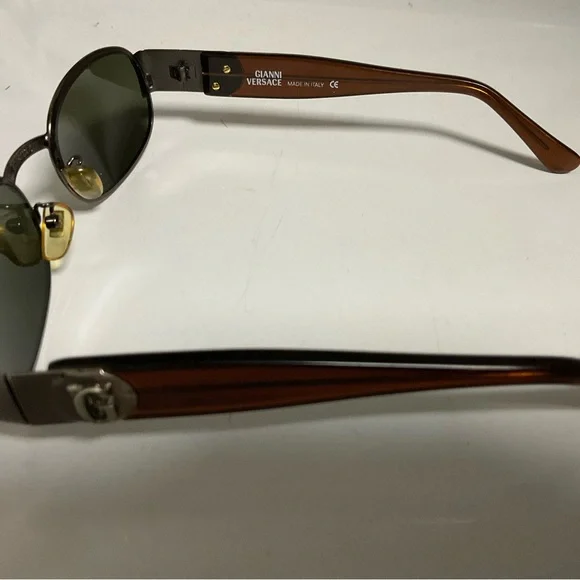 Beautiful Brown Copper Frame Gianni Versace Vintage Sunglasses! - Picture 4 of 16